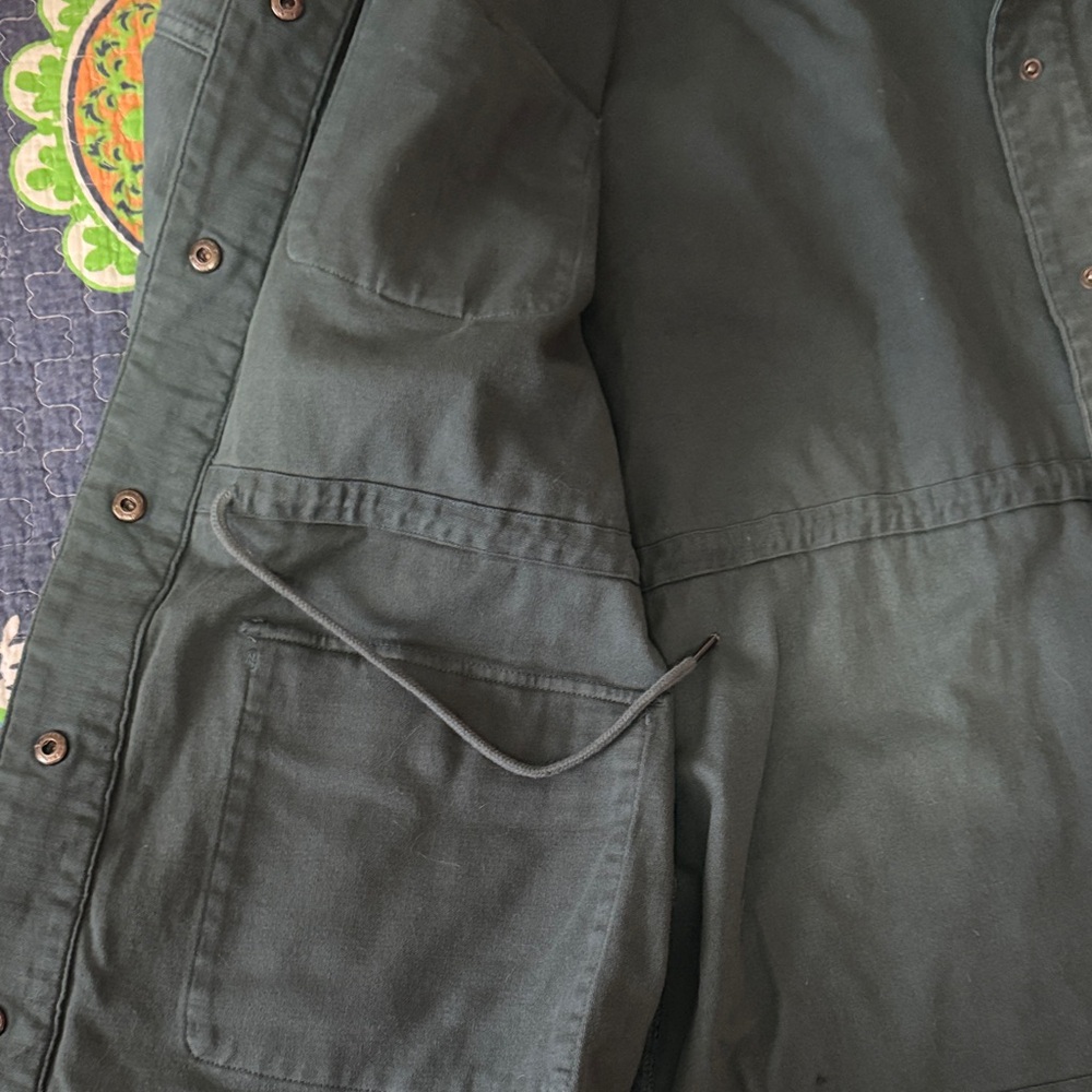 Carve Designs Dark Green Field Jacket with Flap Pockets - Picture 3 of 4